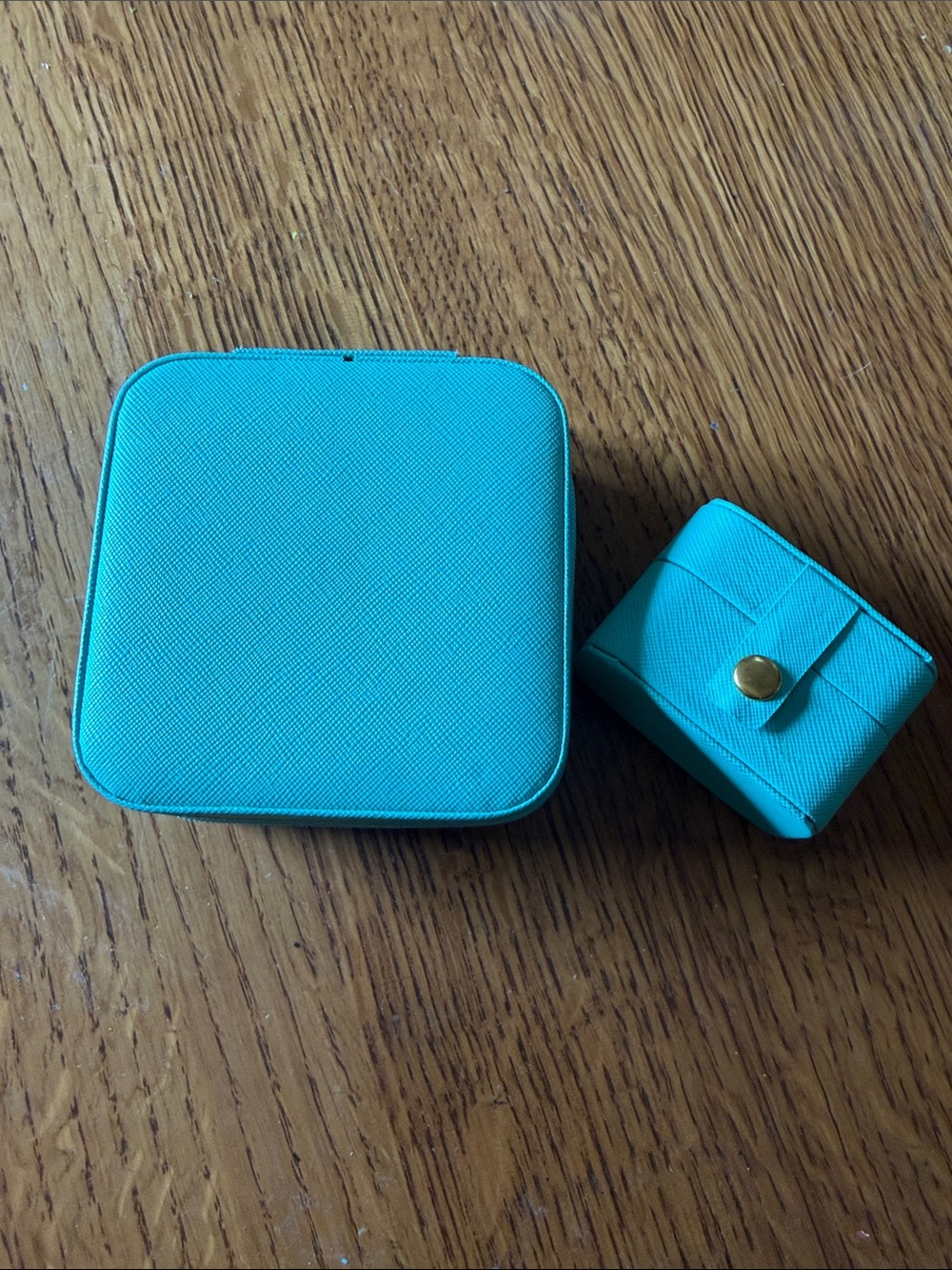 Turquoise Travel Jewelry Case Set